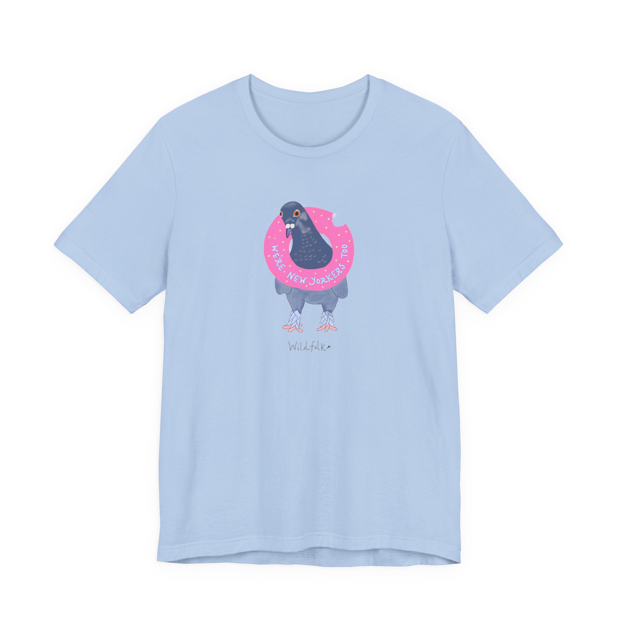 New Yorker pigeon unisex tee