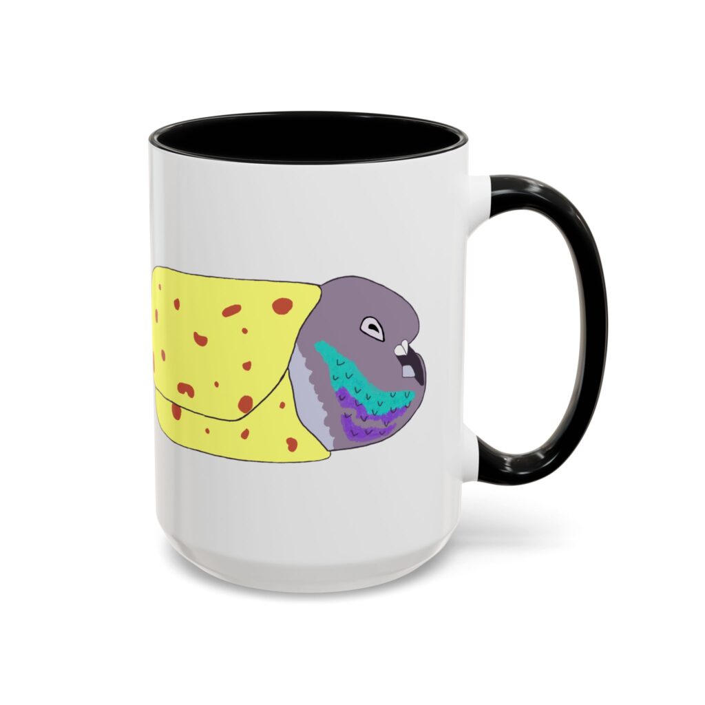 Burrito pigeon mug (15oz)
