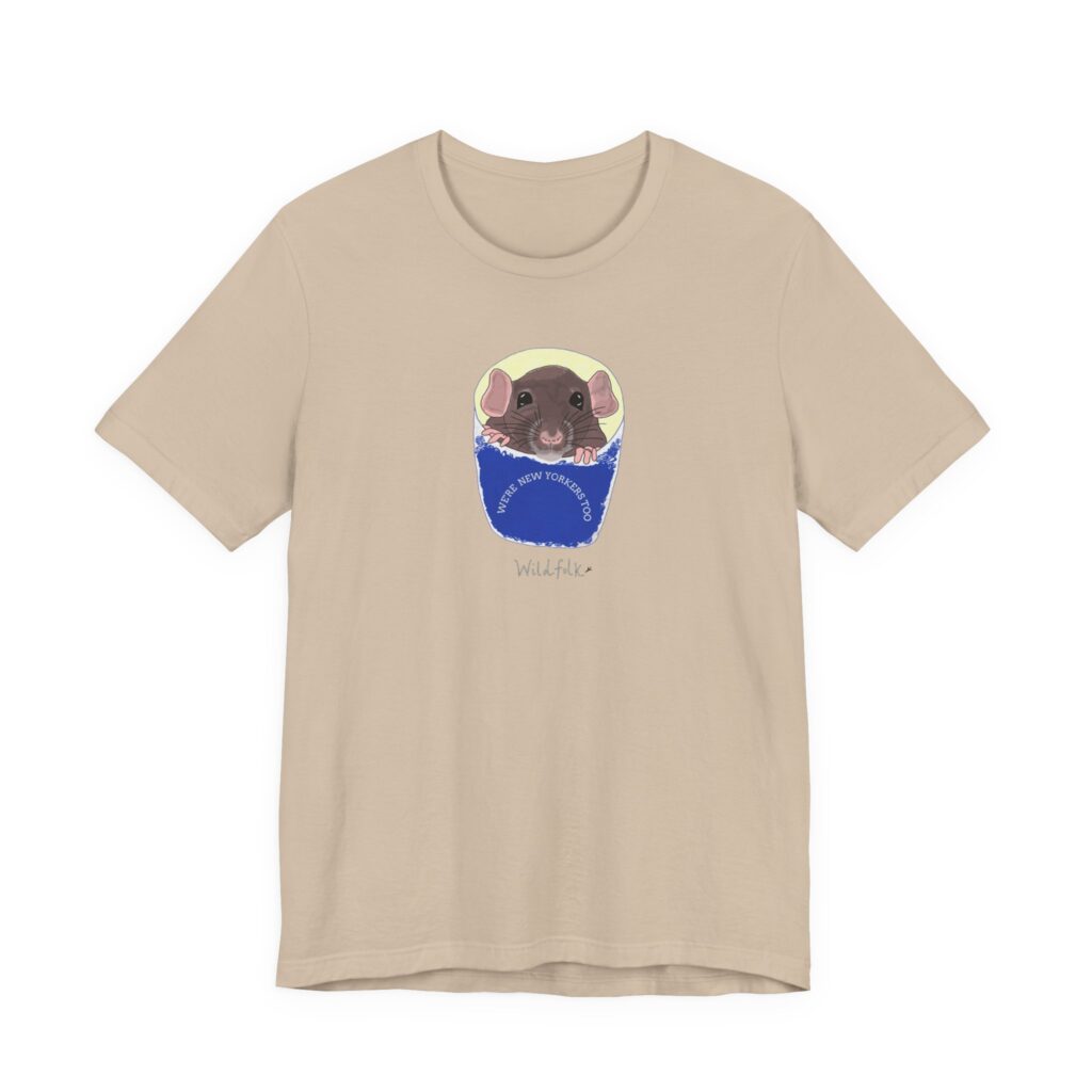 New Yorker rat unisex tee
