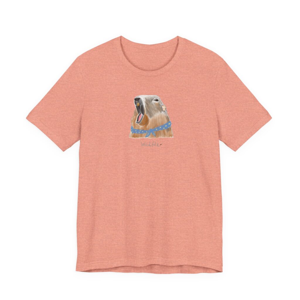 Saucy Groundhog unisex tee